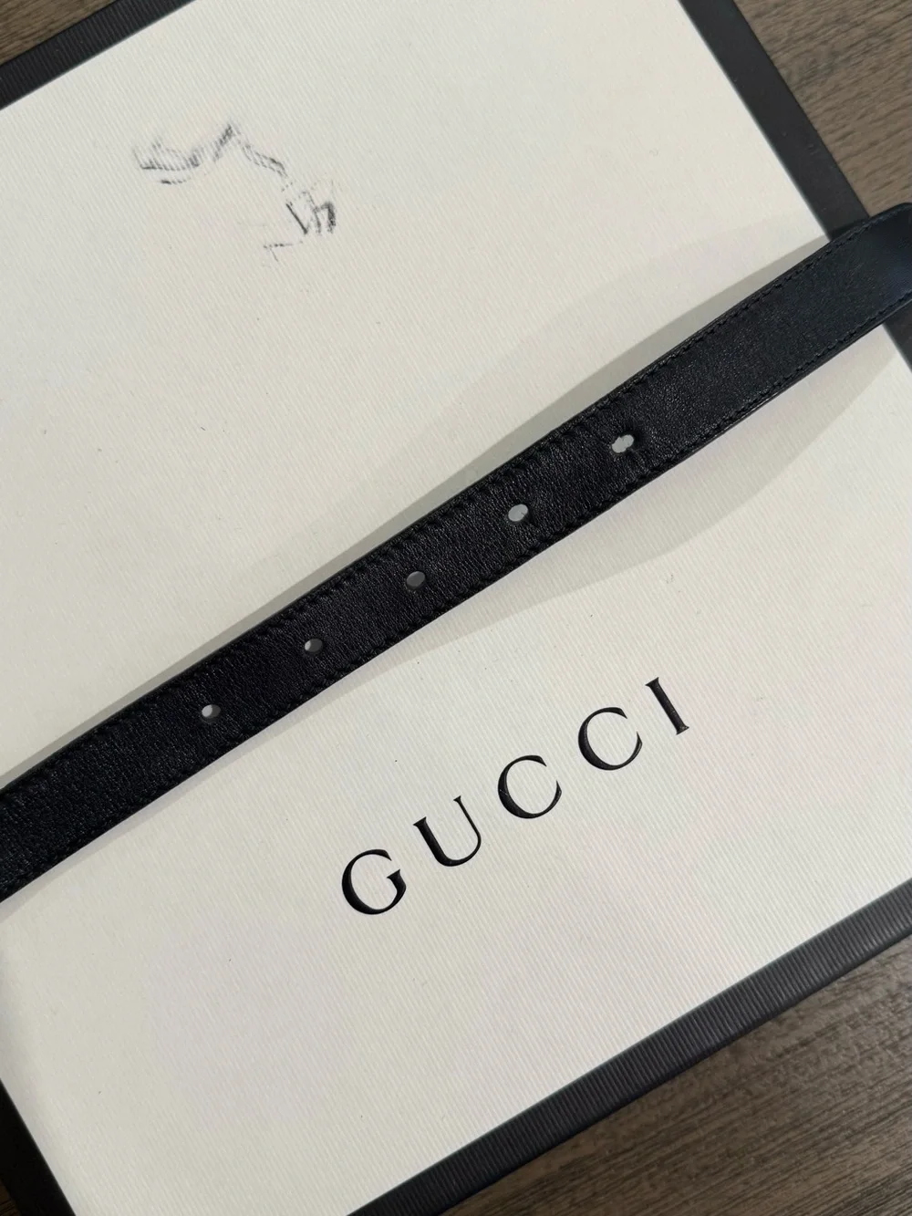 Gucci GG Marmont thin belt